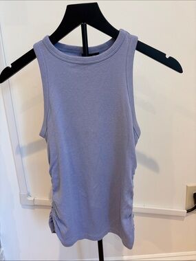 Cynthia Rowley Lavender Tank with Side Gather
